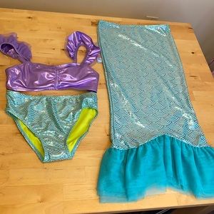 Disney Parks Official Ariel Swim Set with Tail